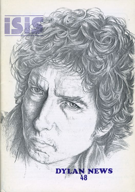 isis #48  bob Dylan Fanzine