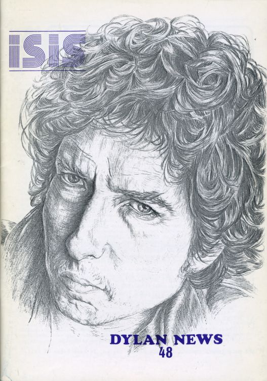 isis #48 bob Dylan Fanzine