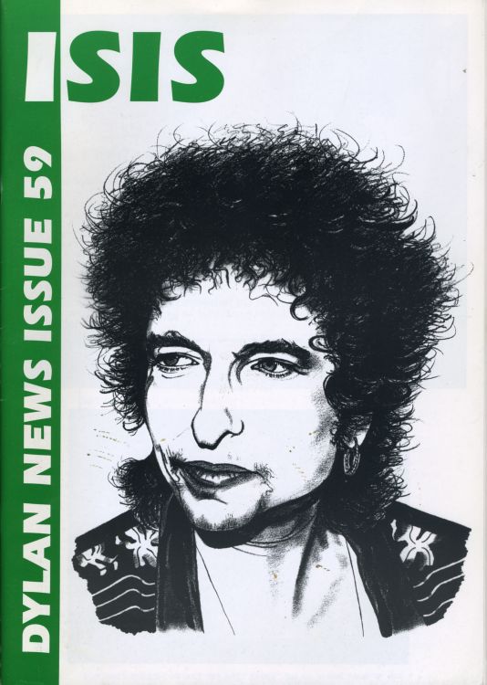 isis #59 bob Dylan Fanzine