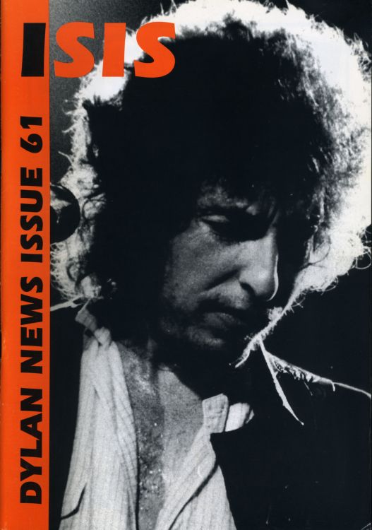 isis #61 bob Dylan Fanzine