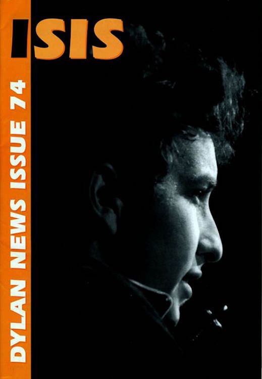 isis #74 bob Dylan Fanzine