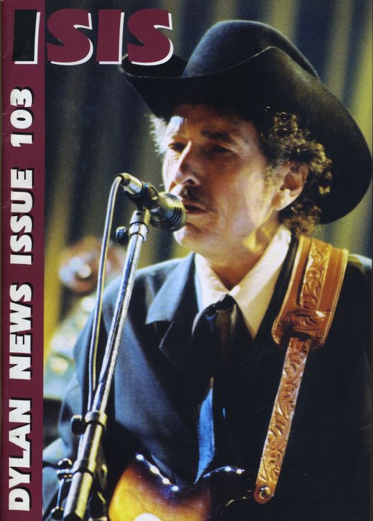 isis # 103 bob Dylan Fanzine