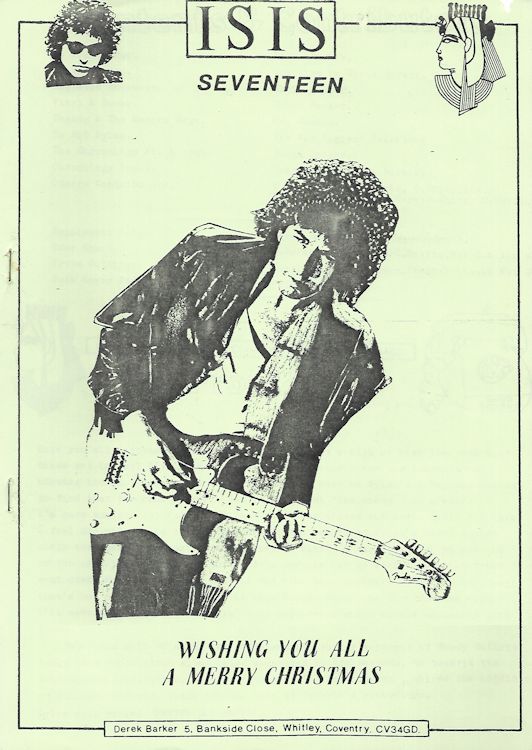 isis #17 bob Dylan Fanzine