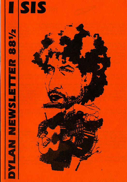 isis newsletter #88 1/2  bob Dylan Fanzine