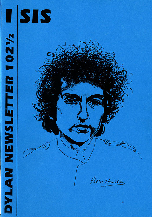 isis newsletter #102 1/2  bob Dylan Fanzine