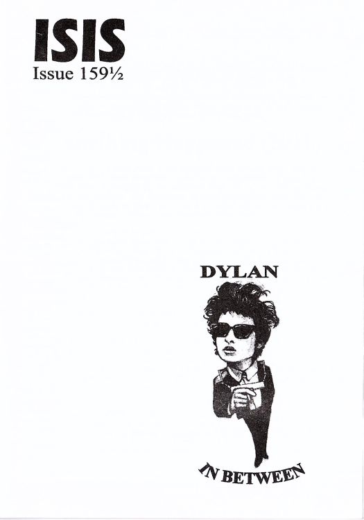 isis newsletter #159 1/2  bob Dylan Fanzine