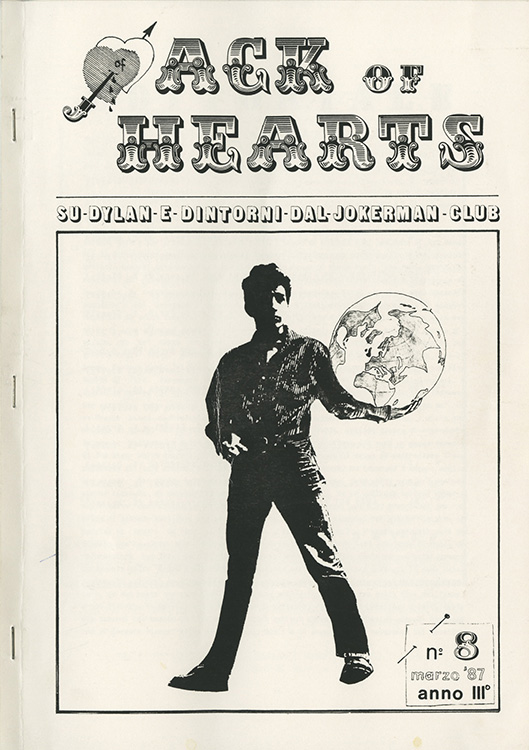 jack of hearts #8 bob Dylan Fanzine