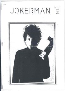 jokerman #1 Bob Dylan fanzine alternate colour