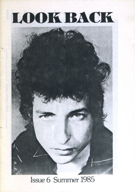 look back #6 bob Dylan Fanzine