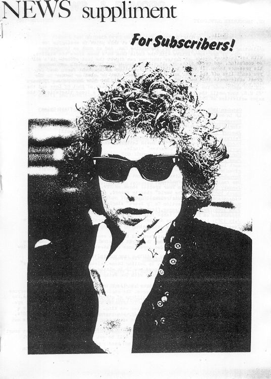 Bob Dylan fanzine Mr Tambourine Man news