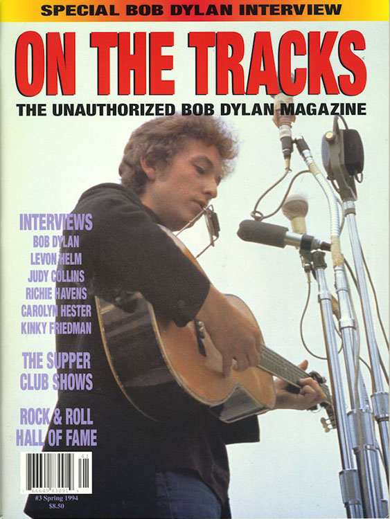 on the tracks #3 bob Dylan Fanzine