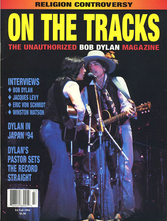 on the tracks #4 bob Dylan Fanzine