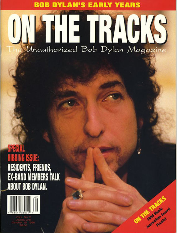 on the tracksVol 4 #2  bob Dylan Fanzine