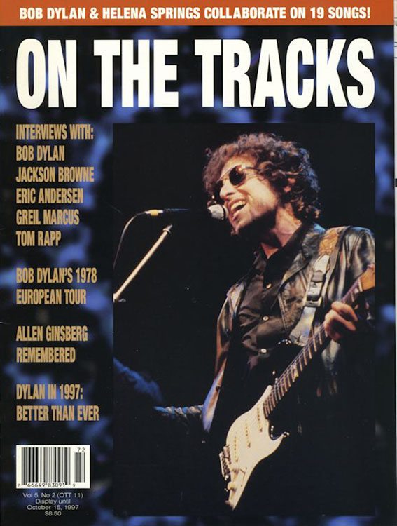 on the tracks Vol 5 #2 bob Dylan Fanzine
