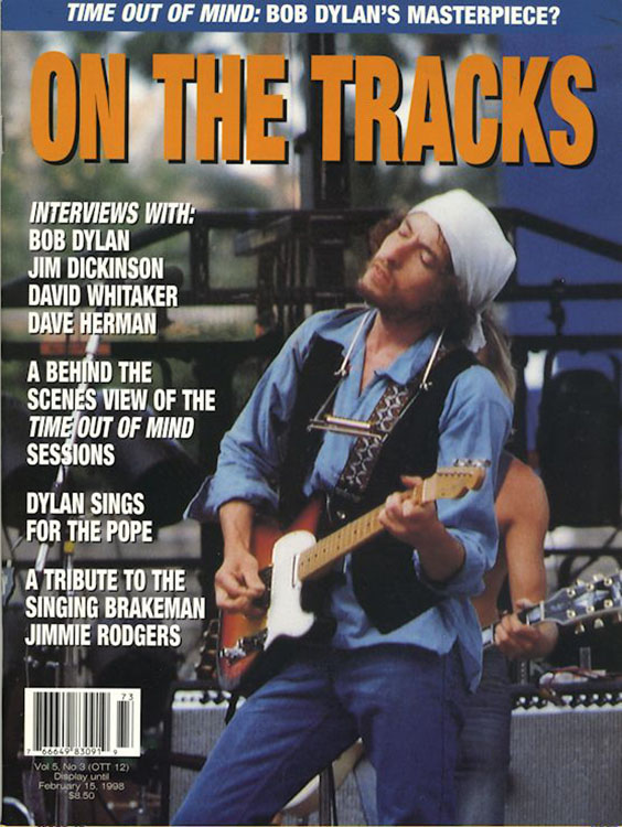 on the tracks Vol 5 #3 bob Dylan Fanzine