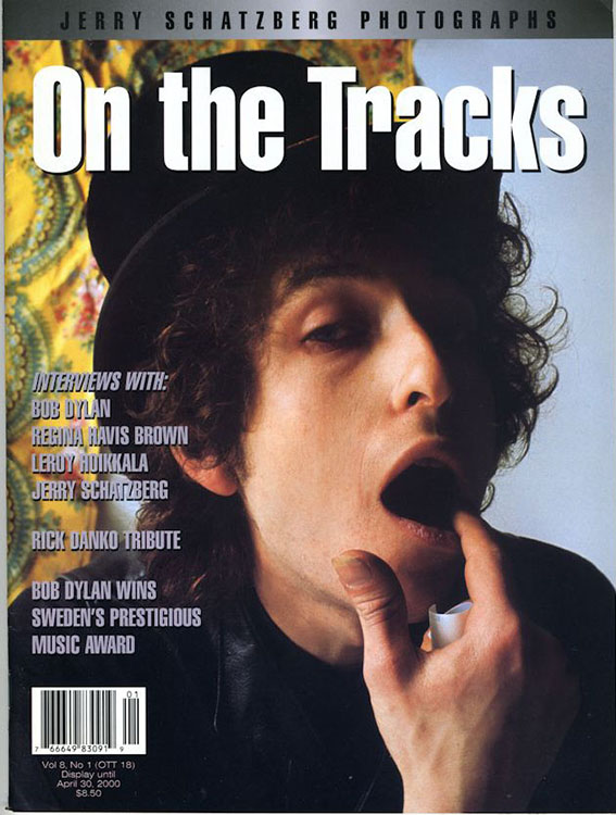 on the tracks Vol 8 #1 bob Dylan Fanzine