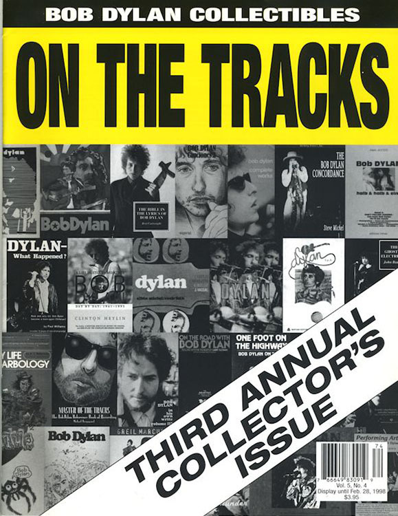 on the tracks Vol 5 #4 (February 1998) bob Dylan Fanzine