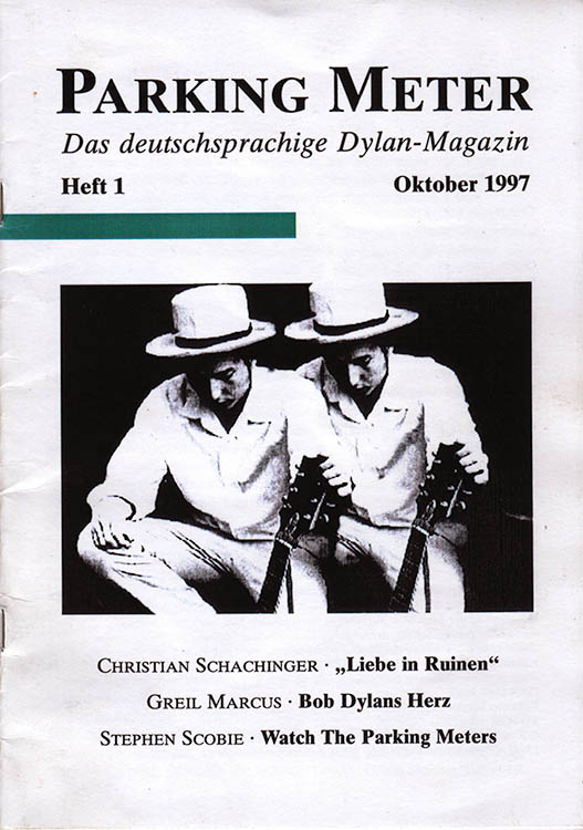 parking meter #1 bob Dylan Fanzine