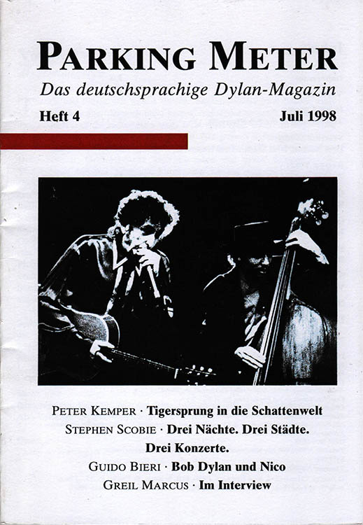 parking meter #4 bob Dylan Fanzine