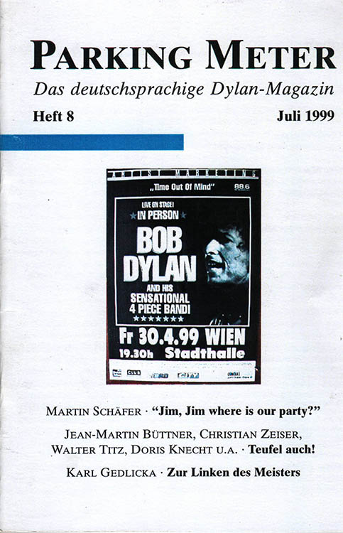 parking meter #8 bob Dylan Fanzine