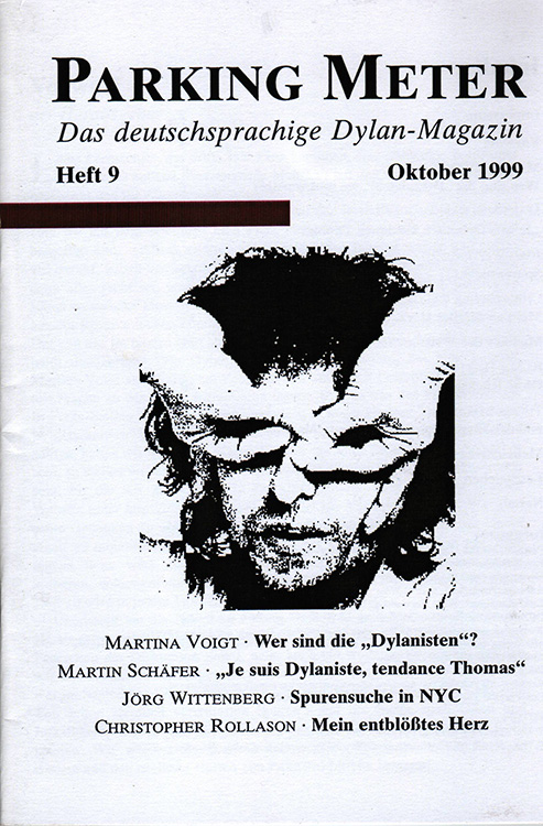 parking meter #9 bob Dylan Fanzine