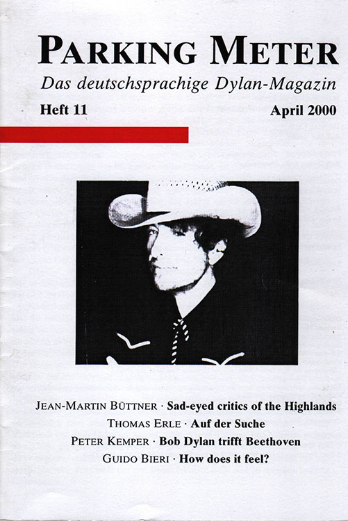 parking meter #11 bob Dylan Fanzine