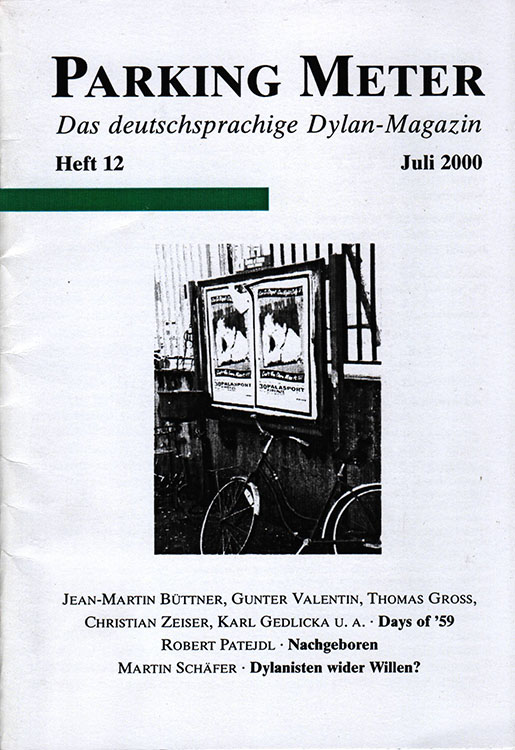 parking meter #12 bob Dylan Fanzine