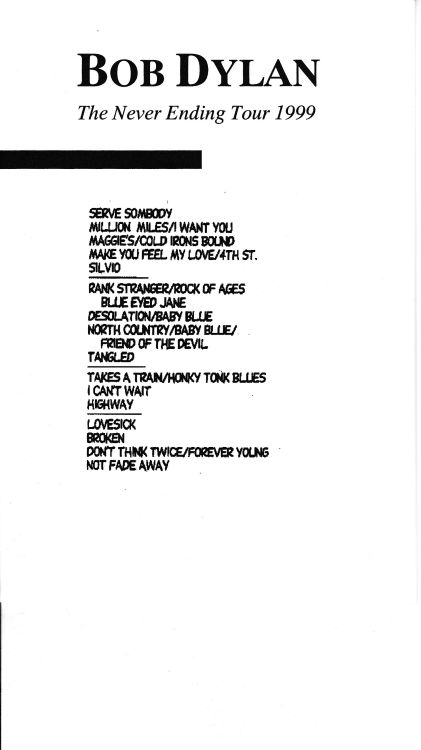parking meter supplement #2 bob Dylan Fanzine