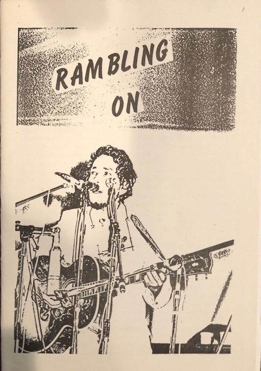 ramblin' on #1 bob Dylan Fanzine