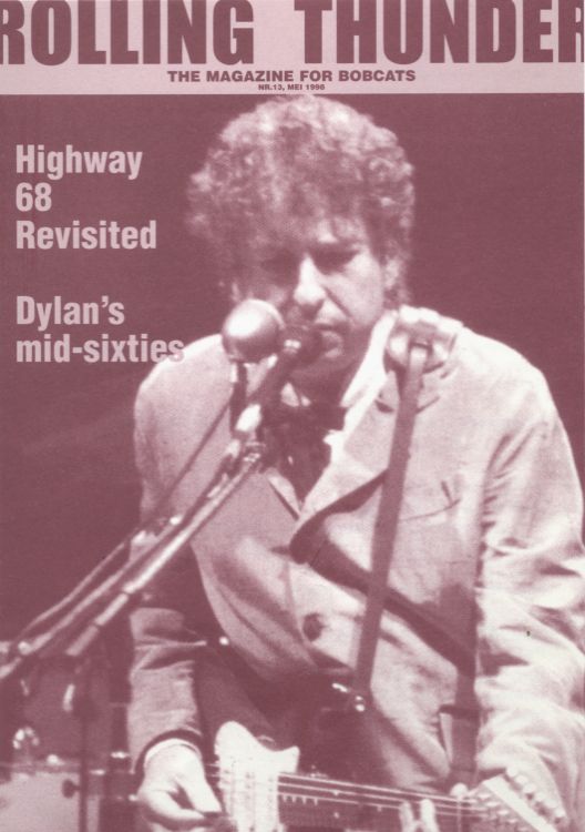 rolling thunder belgium #1 bob Dylan Fanzine