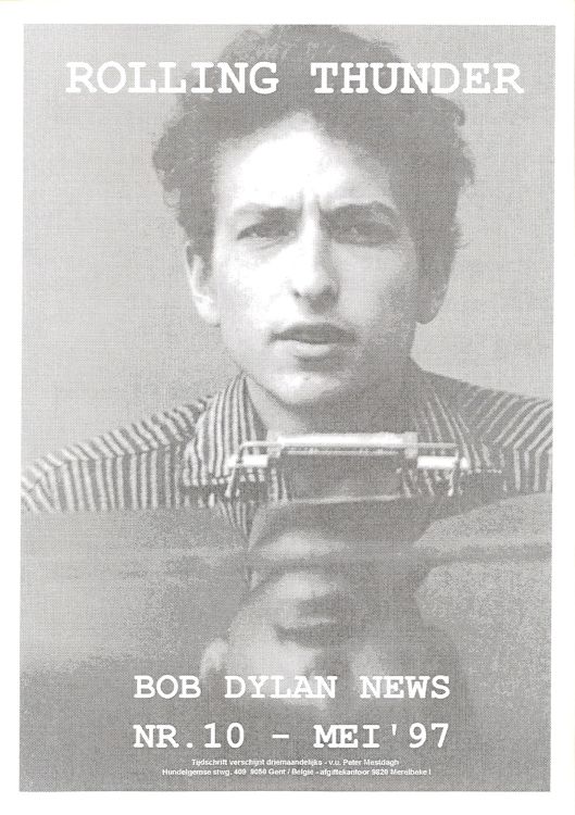 rolling thunder belgium #10 bob Dylan Fanzine