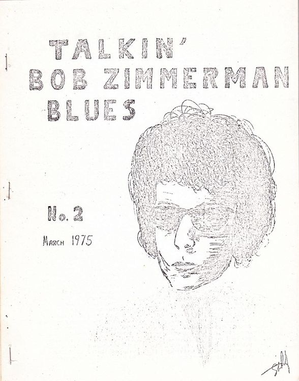 talkin' bob zimmerman blues #2 bob Dylan Fanzine