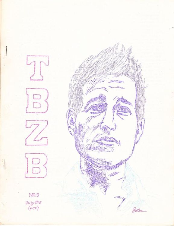 talkin' bob zimmerman blues #3 bob Dylan Fanzine