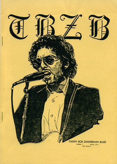 talkin' bob zimmerman blues #4 yellow bob Dylan Fanzine