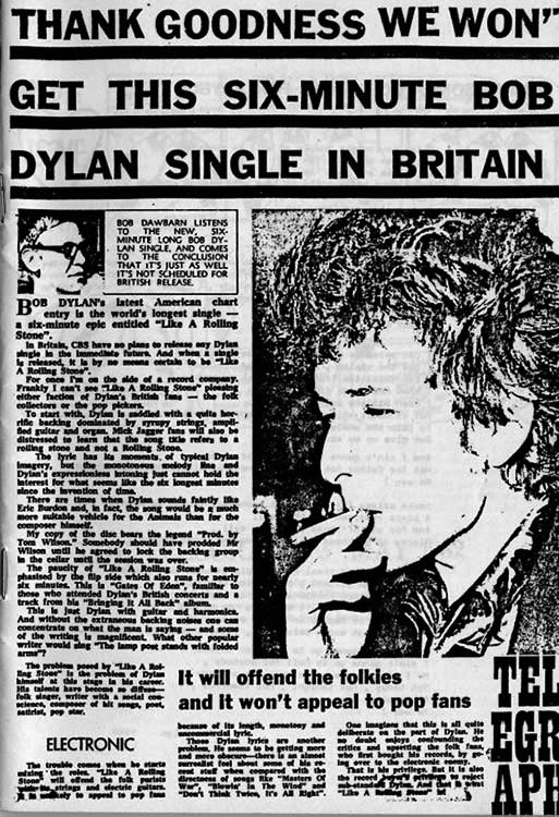 the telegraph #5 bob Dylan Fanzine