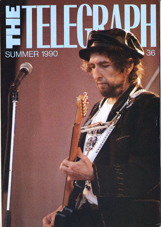 the telegraph #36 bob Dylan Fanzine