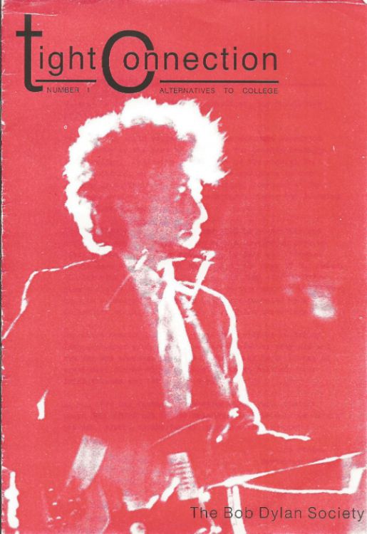Tight Connection #01 bob Dylan Fanzine