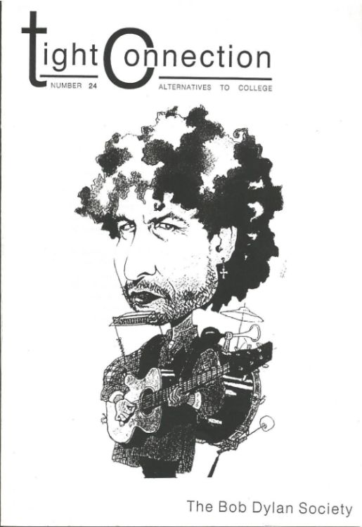 Tight Connection #24 bob Dylan Fanzine