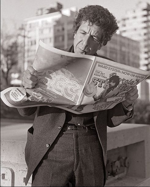 cohen reading georgia straight magazine Bob Dylan front cover 2