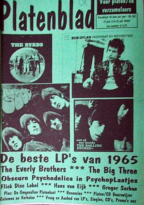 platenblad magazine 2006 Bob Dylan front cover