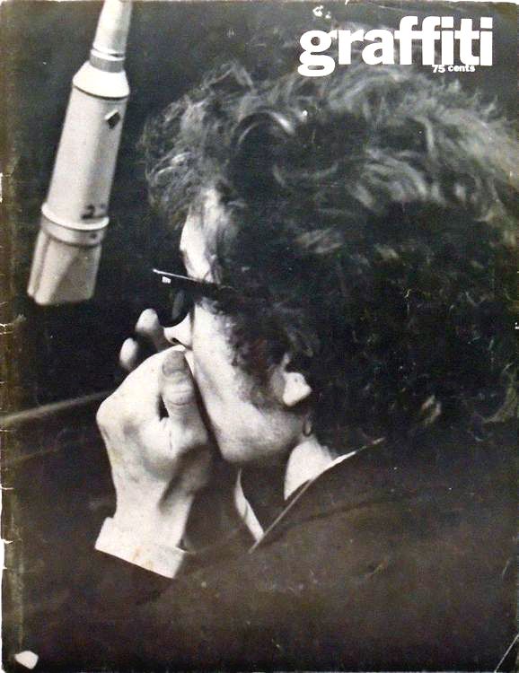 graffiti magazine Bob Dylan front cover