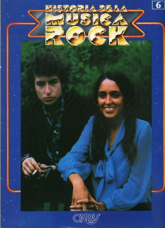 historia de la musica rock #6 magazine Bob Dylan front cover