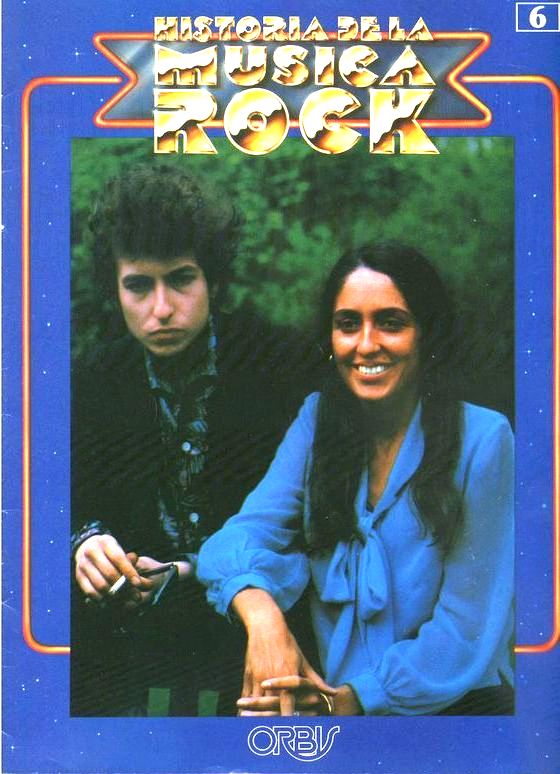 historia de la musica rock #6 magazine Bob Dylan front cover