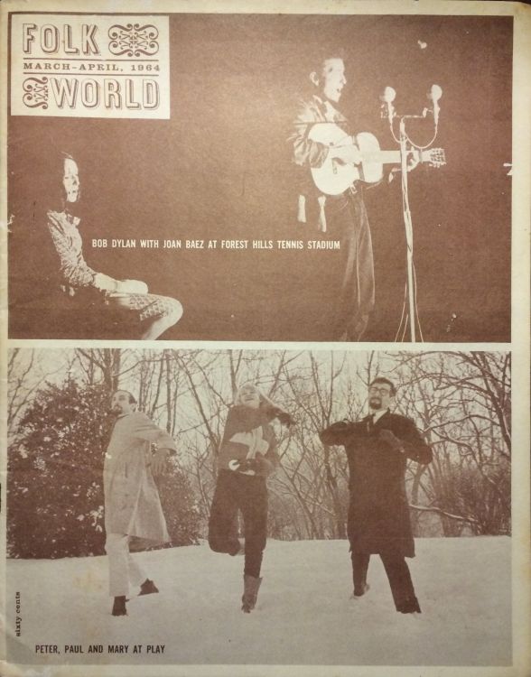 folk world magazine Bob Dylan front cover