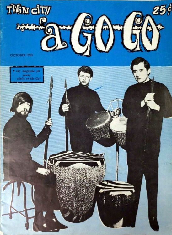 TWIN CITY A GO GO 1965 Bob Dylan back front cover