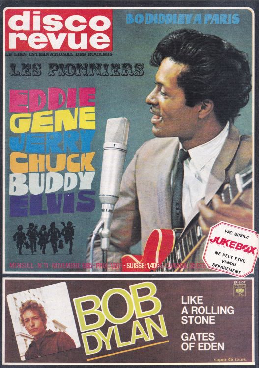 disco revue magazine Bob Dylan front cover