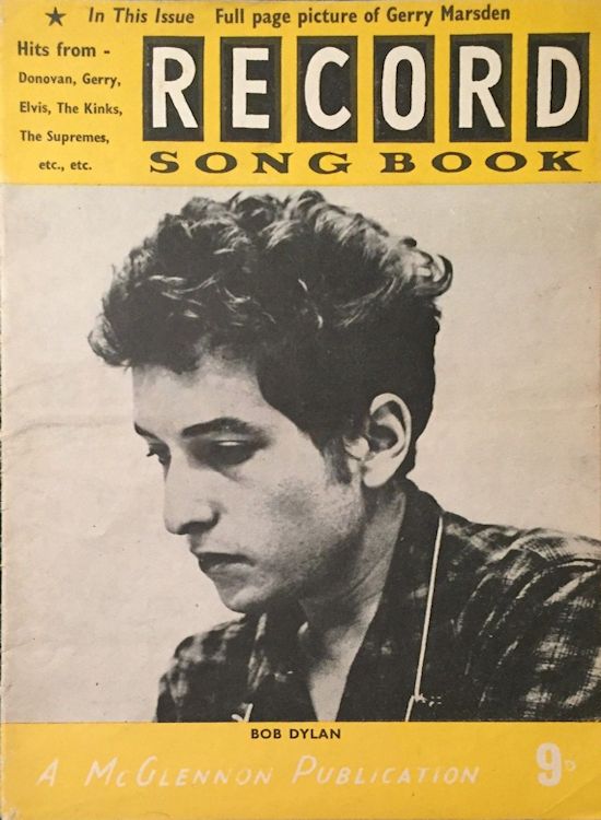 record songbook spring 1965 magazine Bob Dylan cover story