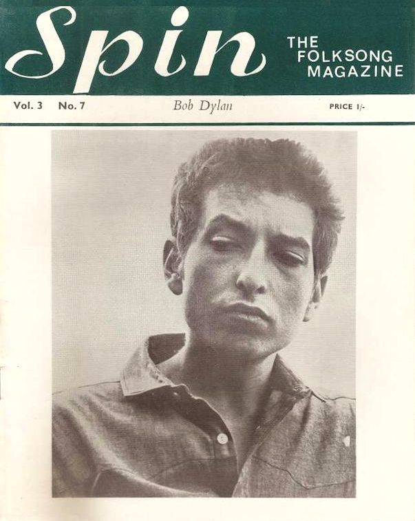 spin uk magazine Bob Dylan front cover