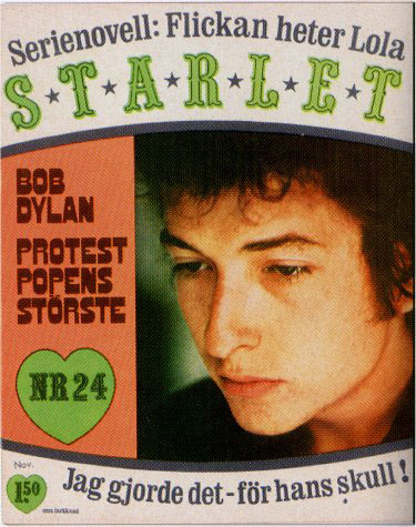 starlet magazine Bob Dylan cover story