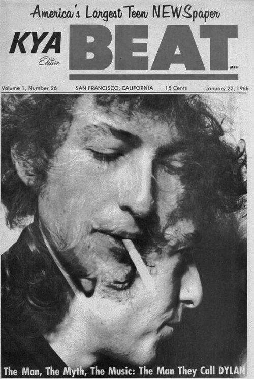 KYA beat 1966 01 22 magazine Bob Dylan front cover